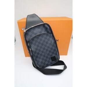 Louis Vuitton Damier Graphite Avenue Sling Body Bag Black